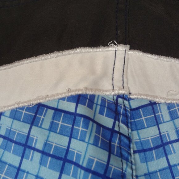 RON JON SURF SHOP BLUE CHECKERS BOARD SWIM SHORTS MENS SIZE 40 K432 - Picture 5 of 8